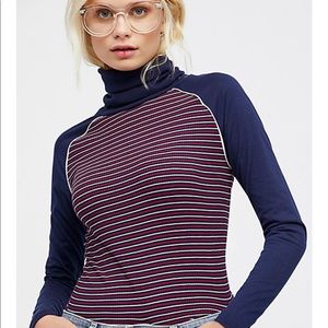 Free People CAMP Collection Topanga Turtleneck, S